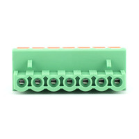 Bloc de bornes à ressort enfichable en cuivre/PA66/acier inoxydable 300V 16A pour câblage de systèmes de contrôle industriels