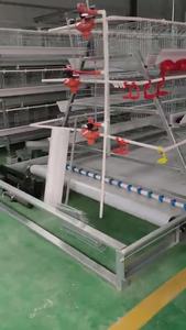 QM HY-JT-98 Gabbia per Polli a 3/4 Piani in Acciaio Zincato a Caldo, Nuova Allevatrice Automatica per Pollame e Quaglie - Product Image 2