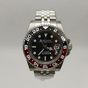 Reloj Automático Mecánico para Hombre SEILOCE de Primera Calidad, Cristal de Zafiro de 5 BAR, Esfera Luminosa, Resistente al Agua, NH34, GMT - Product Image 3