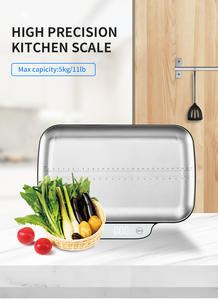 5 <span class=keywords><strong>kg</strong></span> 10 <span class=keywords><strong>kg</strong></span> इलेक्ट्रॉनिक nutricook वजन डिजिटल स्टेनलेस स्टील के रसोई खाद्य वजन तराजू - Product Image 6