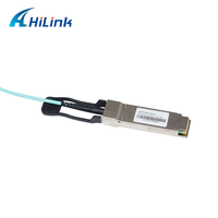 HiLink QSFP+ 40G ke QSFP+ 40G AOC 7M OM3 Kabel Optik Aktif Serat Multimode