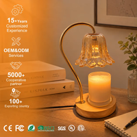 Lampe à bougie moderne avec interrupteur, pour chambre à coucher, salon, hôtel, lampe de table LED DIY aromathérapie
