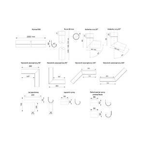 Canaleta de drenaje Pro Drain para techos, terrazas y balcones con sistema de canalización de agua suave y estructura exterior resistente - Product Image 3