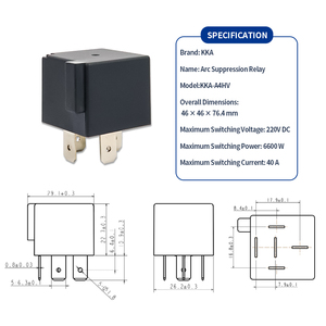 <span class=keywords><strong>Relais</strong></span> KKA 40A Haute Tension à Extinction d'Arc pour Voiture, Camion et VR - Product Image 5