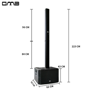 Ipx3000 Nhà Sản Xuất Nhà Cung Cấp Đầy Đủ Phạm Vi Dsp MP3 <span class=keywords><strong>Bluetooth</strong></span> 3 Cách 4 Kênh 12 Inch 3000W Class D Cột Loa Hoạt Động - Product Image 3