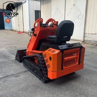 LIVRAISON GRATUITE Euro 5 EPA Kubota Diesel Mini-chargeuse sur chenilles 400KG avec broyeur forestier et débroussailleuse