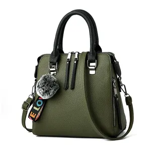 fashion lady discount women leather bag handbag coin purse china factory wholesale pu ladies handbags