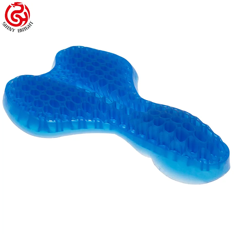 High Quality Cool Honeycomb Design Gel Bicycle Seat Saddle Cover Soft Gel Cushion