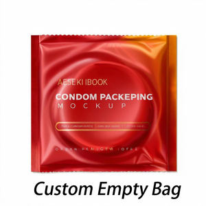 カスタムロゴ対応 ミニスクエア型コンドーム包装 空袋 防水アルミ箔ピルカプセル包装袋 サシェ - Product Image 1