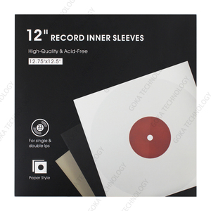 Fundas de plástico personalizadas para discos de vinilo de 12 ", fundas para álbumes de discos de vinilo, funda protectora de vinilo interior de papel - Product Image 3