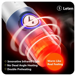 <strong>LETEN</strong> Heating Automatic Men's Masturbator With Phone Holder Pocket Pussy 6 Telescopic Speed Masturbate Cup Adult Sex Toy for Men - Product Image 3