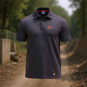 Ttake Polo Shirt Short Sleeve Blue 3XL <b>Performance</b> <b>Wear</b> - Product Image 3