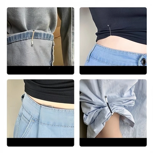 Accessoires portables en fer à boucle détachable pour jeans, jupes et pantalons, attache de taille ajustable, clip de manche réglable - Product Image 5