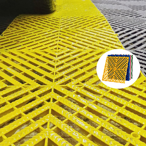 Grille de <span class=keywords><strong>sol</strong></span> moderne pour lavage de voitures, conception sans rainures, <span class=keywords><strong>panneau</strong></span> en maille plastique épais pour drainage et étanchéité, idéal pour entrepôts et ateliers - Product Image 1