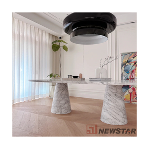 Gran oferta moderna, nuevo diseño, mesa de comedor moderna de lujo, muebles para el hogar, juego de mesa de comedor, mesa de comedor de mármol personalizada - Product Image 2