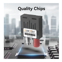 Factory Price 1X9 10M Fiber Optic Transceivers ST 3.3V 1310nm 20KM Single Mode Dual Fiber Low Latency Data Transmission GIANTECH