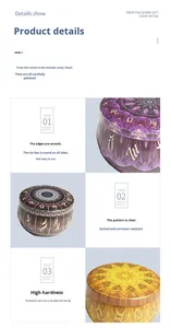 Hot bán 2oz mười hai chòm sao tin có thể chủ đề loạt xuyên biên giới cho Amazon Bộ tinplate Nến thơm lọ - Product Image 6