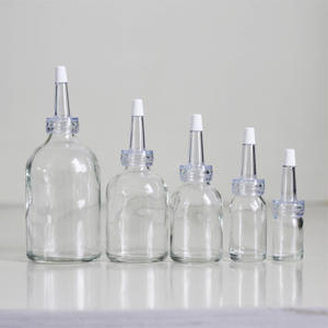 Moldeado 10ml 15ml 20ml 30ml 50ml 100mL Botella de vidrio transparente Contenedor Vial de vidrio de inyección <span class=keywords><strong>para</strong></span> antibióticos con tapón de goma - Product Image 1