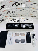 Gafas Inteligentes con IA G2, Transmisión Wi-Fi, Cámara para Tomar Fotos y Videos, Grabación de Audio 1080P, Traductor IA, Auriculares Integrados