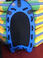 Trineo de rescate inflable de PVC Drop Stitch para Jet Ski Surfing Dinghy con pedales para Ocean Drifting