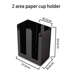 Disposable Coffee Paper Cup Holder Acrylic <strong>Mug</strong> Display <strong>Stand</strong> for Storage Rack - Product Image 6