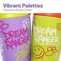 Vente en gros de gobelets isothermes de voyage TOPPER CAFE de 12 oz, en acier inoxydable à double paroi, de luxe, étanches, écologiques, personnalisables OEM ODM en vrac
