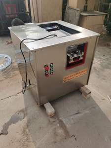 वाणिज्यिक उच्च क्षमता स्टेनलेस स्टील डबल चैम्बर मछली स्लैसिंग फ़िल्टर मशीन - Product Image 2