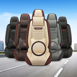 Fundas de Asiento LumeStitch, Juego Completo de Cuero, para Todas las Estaciones, Ajuste Universal, Cómodas, Premium, para el <span class=keywords><strong>Interior</strong></span> del Automóvil - Product Image 3