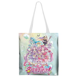 Sacs à bandoulière Star Detective <span class=keywords><strong>Precure</strong></span>, sacs de shopping en toile imprimés avec des personnages de dessins animés - Product Image 2
