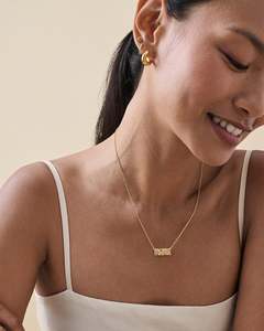 Colliers Mama : Collier fin pour maman, cadeaux personnalisés <span class=keywords><strong>en</strong></span> gros, collier plaqué <span class=keywords><strong>or</strong></span> anti-ternissement, minimaliste, haute qualité - Product Image 3