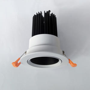 <span class=keywords><strong>Precio</strong></span> <span class=keywords><strong>de</strong></span> Venta caliente abajo <span class=keywords><strong>de</strong></span> luz empotrada regulable 30W foco ajustable 20W cardán LED abajo luz Saa empotrada Dali COB Downlight - Product Image 1