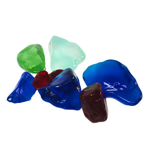 หินแก้วผสมสีฝ้าแข็งคุณภาพสูงสำหรับงานหัตถกรรมแบบทำมืออุปกรณ์ทำเครื่องประดับแก้วทะเลเป็นมิตรกับสิ่งแวดล้อม - Product Image 2