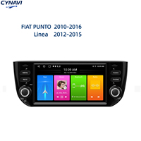 Autoradio multimédia Android 7 pouces pour Fiat Punto Linea 2010-2015 avec CarPlay, GPS intégré, caméra de recul, montage sur tableau de bord, stéréo