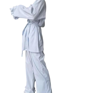 Costom Modal Pijamas de manga corta de bambú Loungewear Mujeres Set Womens Sleepwear - Product Image 4