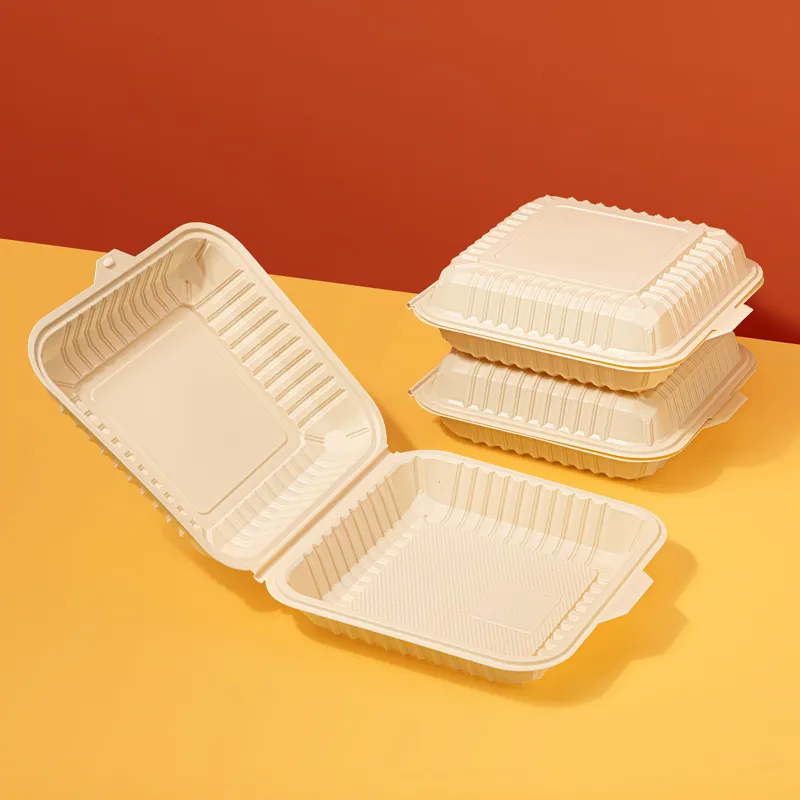 restaurant use customized fast food packaging take out fast food box, biodegradable food containers