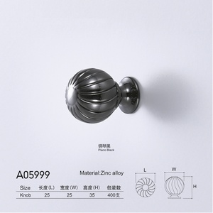 Manija de cajón de puerta de armario de baño de un solo orificio para dormitorio de cocina moderna, sólido roscado de aleación de Zinc multicolor para armario de Hotel - Product Image 6