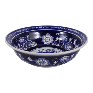 Ciotola Decorativa in Ceramica Floreale per Tavolino da Caffè e Piano Cucina, Centrotavola Funzionale - Product Image 4