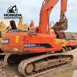 Vendre une fine pelle Doosan rouge 220 à 7 pour le creusement agricole, la maison, le verger, l'excavatrice multifonctionnelle Hooker 22 tonnes Doosan - Product Image 2