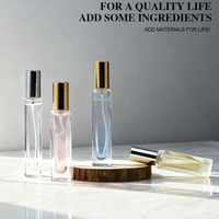 Botol parfum unik isi ulang 10ml 15ml 20ml MOQ rendah kualitas kaca tebal Botol Semprot Parfum Kaca 50ml
