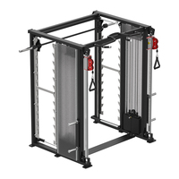 Usine directe commerciale Fitness câble Crossover Machine entraîneur fonctionnel 3D Smith Machine Station multifonction