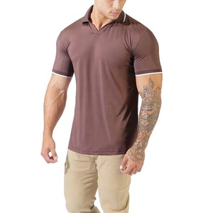 Camisetas Polo de Verano para Hombre al por Mayor, Camisetas Ajustadas de Gimnasio para Hombre, Camisetas Polo Clásicas de Poliéster con Logotipo Bordado - Product Image 1