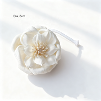 Recharge d'huile essentielle de 8cm de diamètre Diffuseur de fleurs de roseau Sola Fleurs Parfum fait à la main Sola Wood Flower