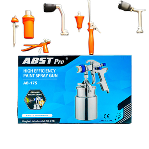 ABST Pro Industrial y hogar pequeña herramienta de pulverización de pintura de aire pistola de engrase neumática para el cuidado del coche herramienta de pistola de alimentación - Product Image 3
