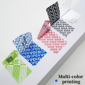 Etiquetas Antimanipulación Void, Pegatinas Desechables para Cajas Selladas y Etiquetas Antifalsificación con Letras Eliminadas - Product Image 1