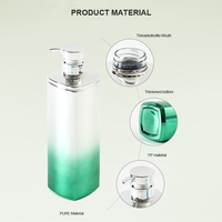 Emballage personnalisé de shampooing et d'après-shampooing en plastique de 750 ml, flacon de lotion pour le corps de luxe pour le lavage du corps et le gel douche avec pompe 33/410