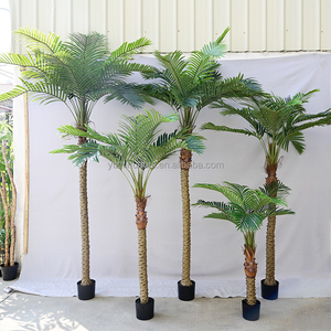 Albero Artificiale Grande per Interni ed Esterni, Decorazione Tropicale, Palma di Cocco Artificiale, Palma Areca Artificiale - Product Image 1