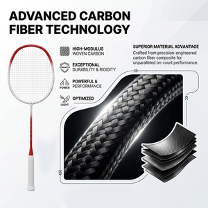 <span class=keywords><strong>Raquette</strong></span> <span class=keywords><strong>de</strong></span> <span class=keywords><strong>badminton</strong></span> 100% carbone professionnelle, légère, haute tension, pour l'entraînement, avec sac <span class=keywords><strong>de</strong></span> transport, adaptée aux clubs et à l'extérieur - Product Image 5