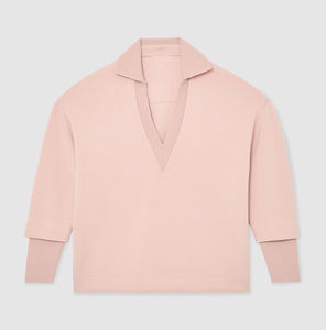 Ensemble de survêtement femme personnalisé et durable, coupe décontractée, couleur unie, manches longues, coupe ample, sweat-shirt et pantalon vierges pour l'automne - Product Image 6