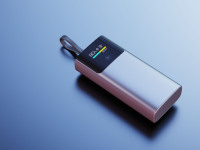 Chargeur portable USB Type-C en plastique ABS avec écran LED 37W 20000mAh et batterie au lithium 21700 pour utilisation en extérieur
