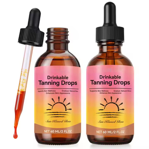 Gotas Bronceadoras Bebibles 60 ML, Suplemento Líquido Oral Natural para Aclarar la Piel y Lograr un Brillo Gradual al Estilo Bronceado por el Sol - Product Image 3